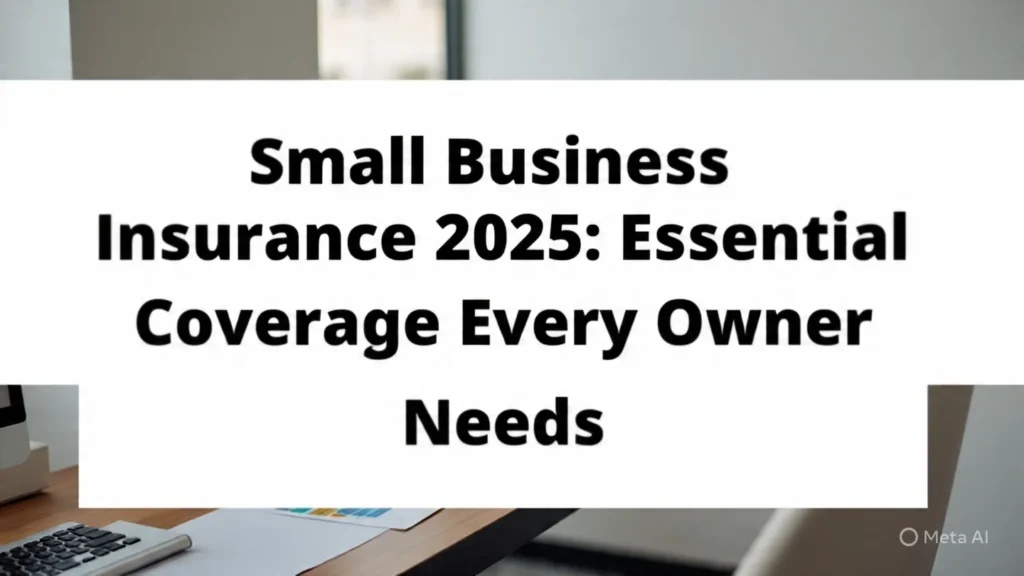 Small Business Insurance 2025: Essential Coverage Every Owner Needs
