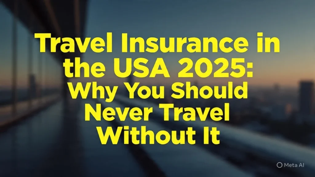 Travel Insurance in the USA 2025: Why You Should Never Travel Without It
